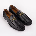 Horsebit Loafer with Gold Bee Detail