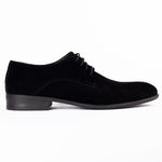 Black Suede Oxford Shoes