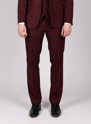 Max - Wine Tailored Trousers