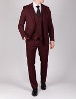 Max - Wine Tailored Trousers