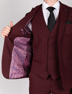 Max - Wine Tailored Blazer