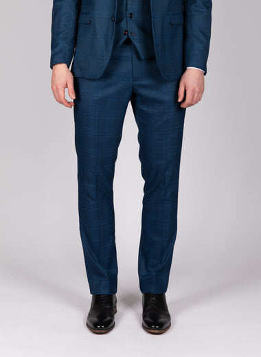 Jerry - Blue Check Trousers