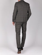 Scott - Grey Tweed Check Blazer