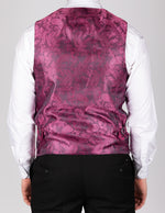 Kelvin - Berry Single Breasted Waistcoat