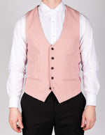 Kelvin - Pink Single Breasted Waistcoat