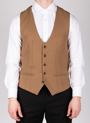 Kelvin - Oak Single Breasted Waistcoat