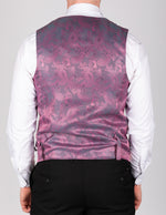 Kelvin - Pink Double Breasted Waistcoat