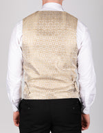 Kelvin - Cream Double Breasted Waistcoat