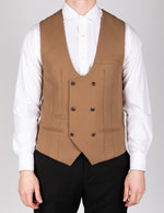 Kelvin - Oak Double Breasted Waistcoat