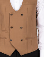 Kelvin - Oak Double Breasted Waistcoat