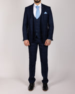 Edinson - Navy Sky Check Blazer