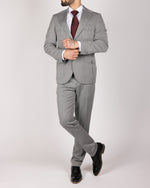 Grey Milano Couture Causal Two Piece Suit