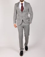 Grey Milano Couture Causal Two Piece Suit