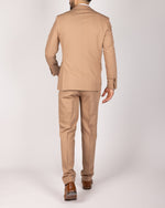 Beige Milano Couture Causal Two Piece Suit