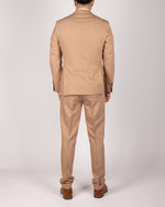 Beige Milano Couture Causal Two Piece Suit