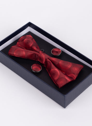 Marc Darcy Bubbles - Wine Bow Tie & Pocket Square Set