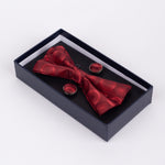 Marc Darcy Bubbles - Wine Bow Tie & Pocket Square Set