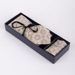 Marc Darcy Bubbles - Stone Tie & Pocket Square Set