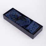 Marc Darcy Bubbles - Navy Tie & Pocket Square Set