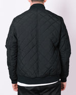 Black Quilted Pocket Detail Jacket