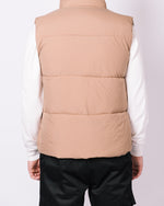 Camel Quilted Pocket Detail Gilet