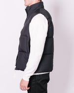 Black Quilted Pocket Detail Gilet