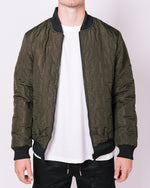 Khaki Patterned Reversible Jacket