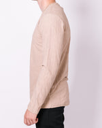 Beige Patterned Long Sleeve Top