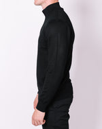 Black Half Zip Jumper