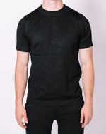 Mock Neck T-shirt Black