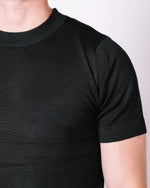 Mock Neck T-shirt Black