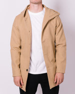 Camel Button Up Coat