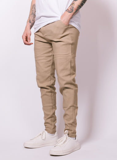 Beige Casual Trousers